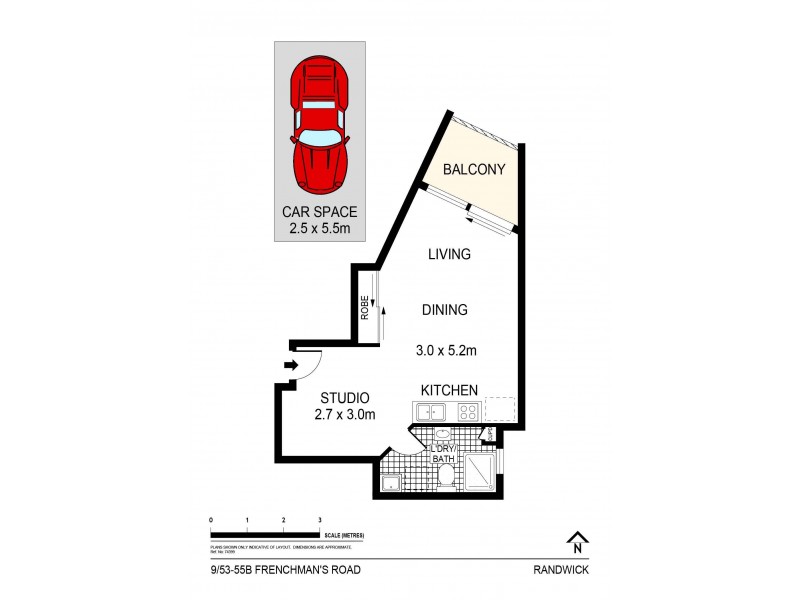 9/53-55b Frenchmans Road, Randwick NSW 2031 Floorplan