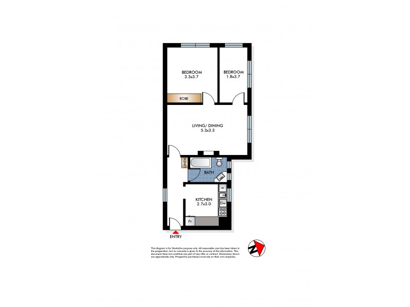 4/63 Watson Street, Bondi NSW 2026 Floorplan