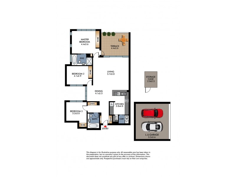 206/45-53 Carlisle Street, Rose Bay NSW 2029 Floorplan
