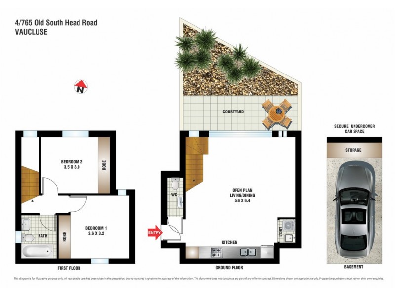 4/765 Old South Head Road, Vaucluse NSW 2030 Floorplan