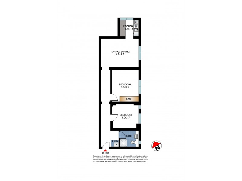 4/60 Ramsgate Avenue, Bondi Beach NSW 2026 Floorplan