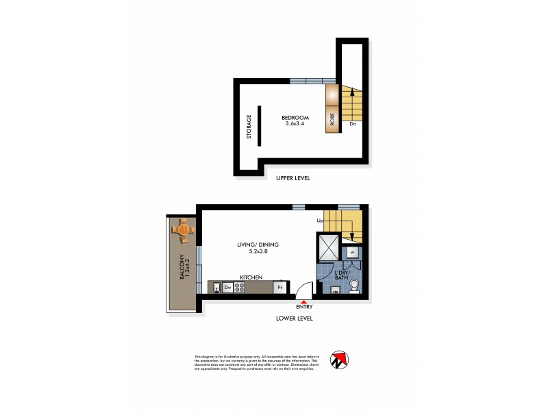 8/9 Brighton Boulevard, Bondi Beach NSW 2026 Floorplan