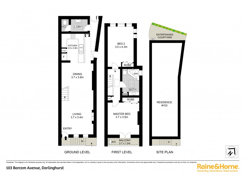 103 Barcom Avenue, Darlinghurst NSW 2010 Floorplan
