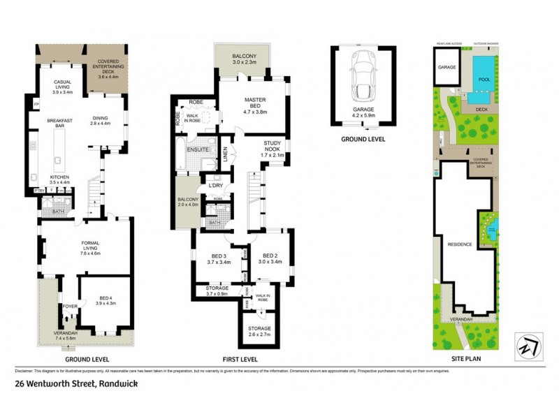 26 Wentworth Street, Randwick NSW 2031 Floorplan