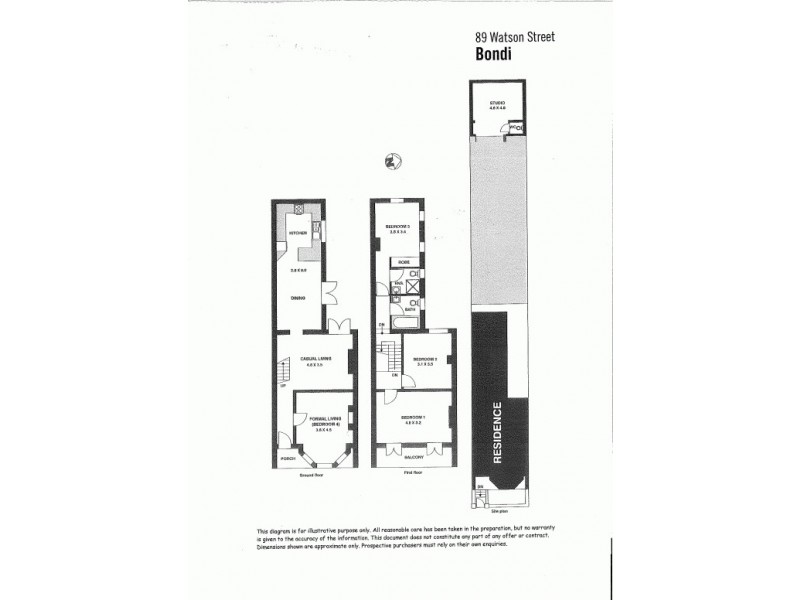 89 Watson Street, Bondi NSW 2026 Floorplan