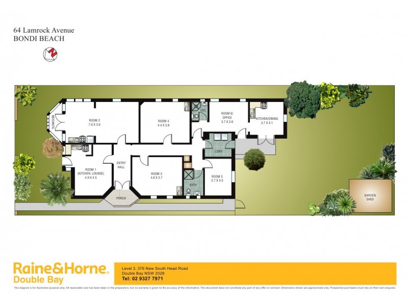 64 Lamrock Avenue, Bondi Beach NSW 2026 Floorplan
