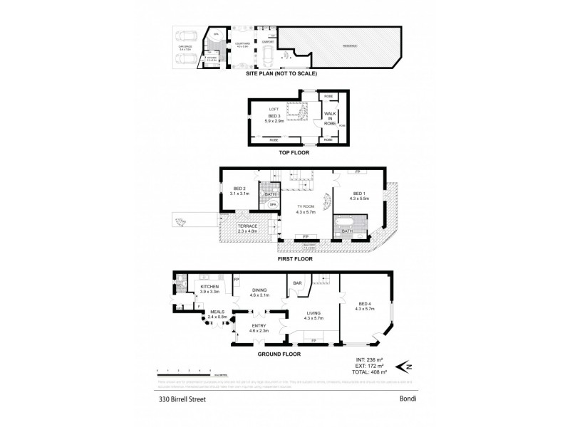 330 Birrell Street, Bondi NSW 2026 Floorplan