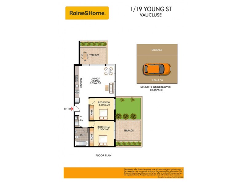 1/19 Young Street, Vaucluse NSW 2030 Floorplan