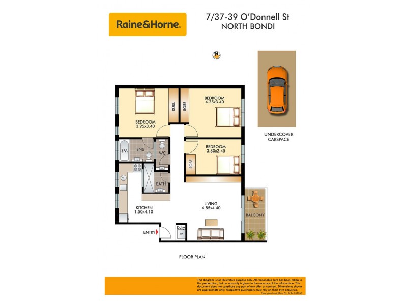 7/37-39 O’Donnell Street, North Bondi NSW 2026 Floorplan