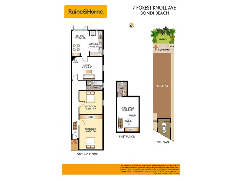 7 Forest Knoll Avenue, Bondi Beach NSW 2026 Floorplan
