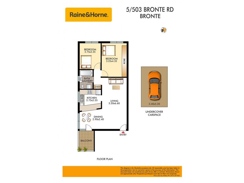 5/503 Bronte Road, Bronte NSW 2024 Floorplan