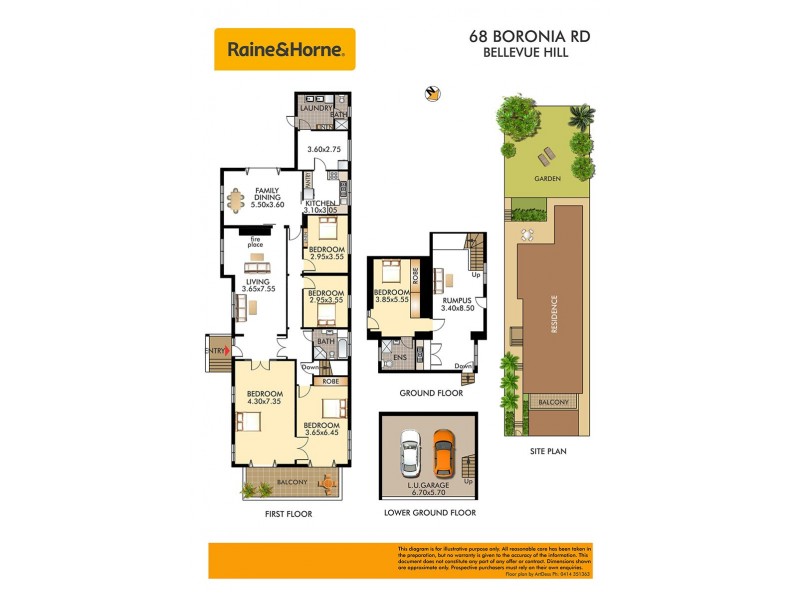 68 Boronia Road, Bellevue Hill NSW 2023 Floorplan