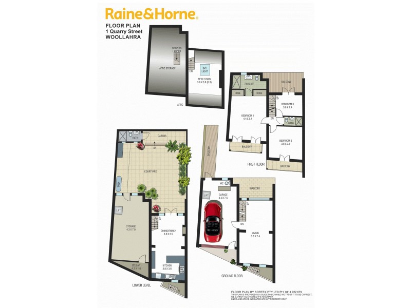 1 Quarry Street (off Jersey Road), Woollahra NSW 2025 Floorplan