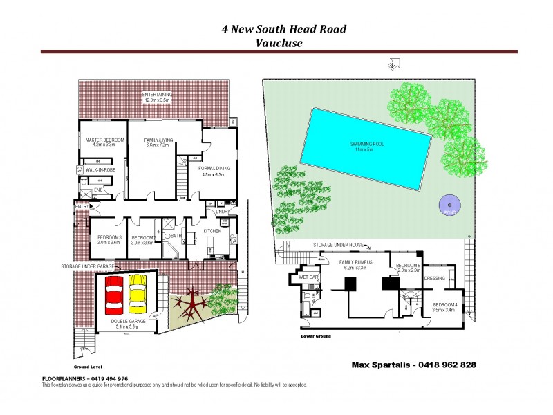 4 New South Head Road, Vaucluse NSW 2030 Floorplan
