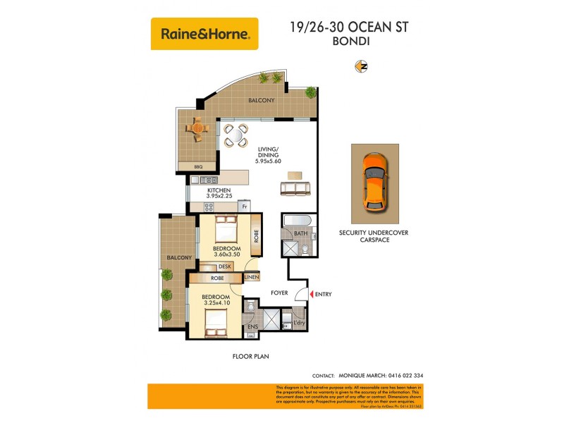 19/26-30 Ocean Street, Bondi NSW 2026 Floorplan