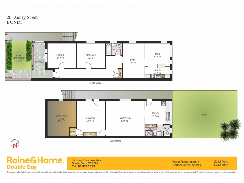 26 Dudley Street, Bondi NSW 2026 Floorplan