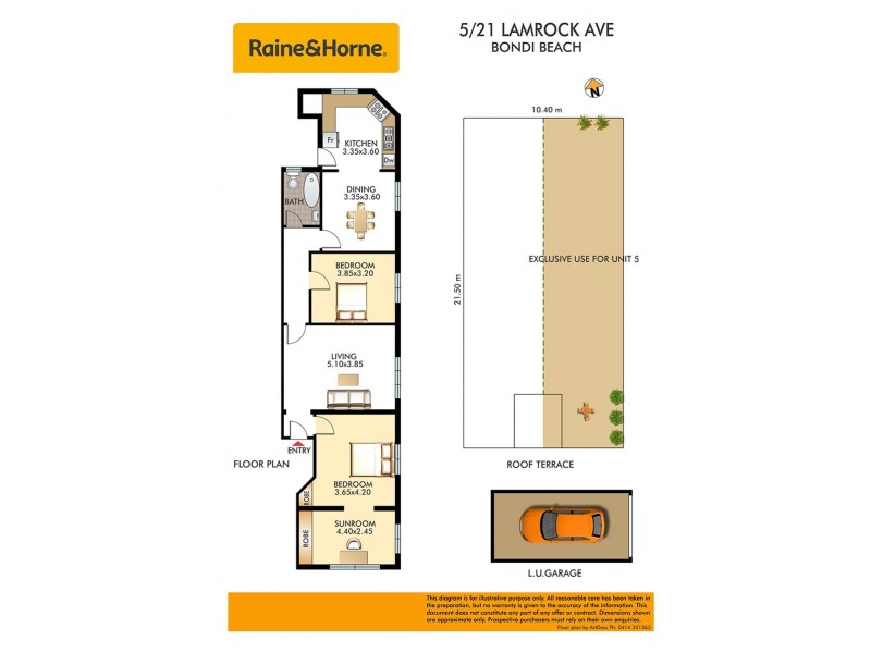 5/21 Lamrock Avenue, Bondi Beach NSW 2026 Floorplan