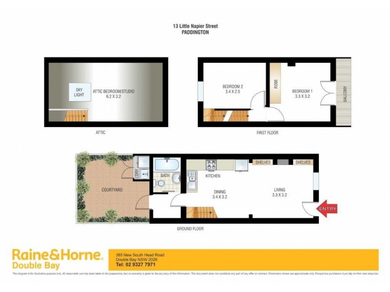 13 Little Napier Street, Paddington NSW 2021 Floorplan