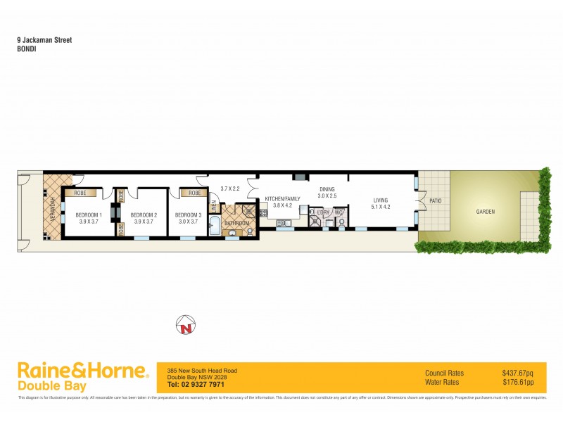 9 Jackaman Street, Bondi NSW 2026 Floorplan