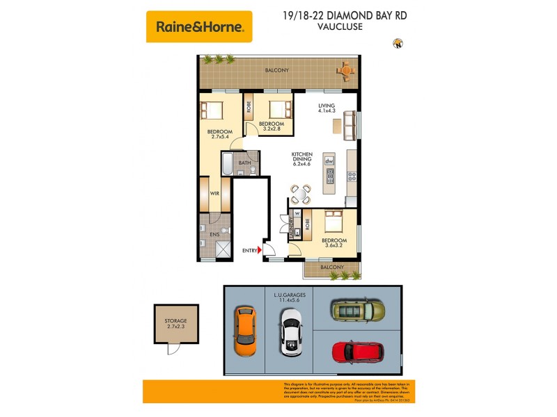19/18-22 Diamond Bay Road, Vaucluse NSW 2030 Floorplan