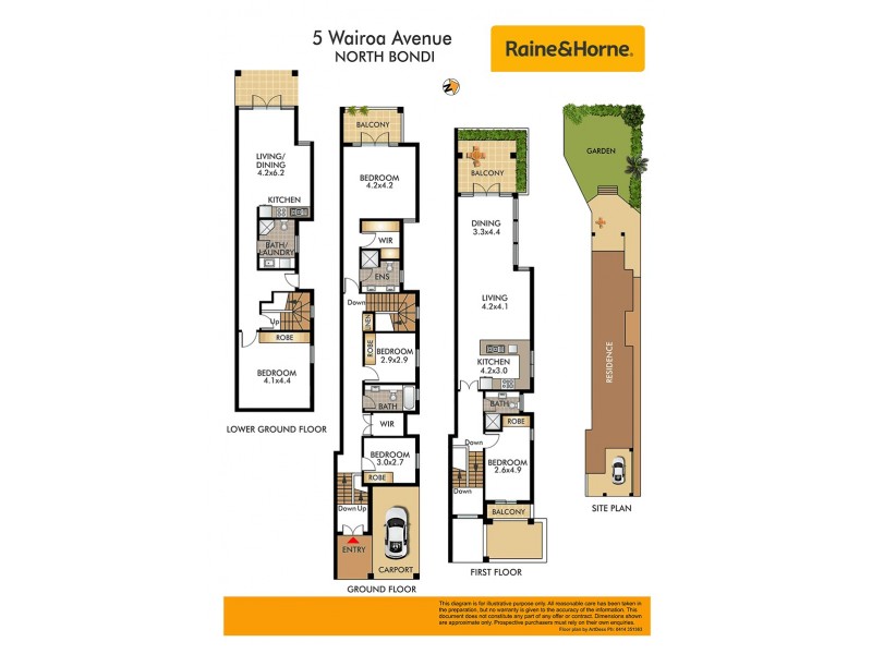 5 Wairoa Avenue, North Bondi NSW 2026 Floorplan