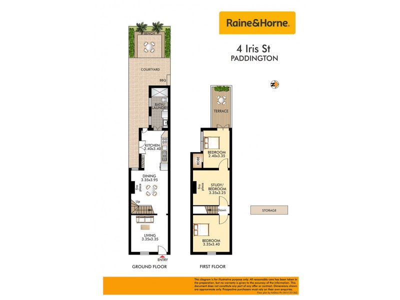 4 Iris Street, Paddington NSW 2021 Floorplan