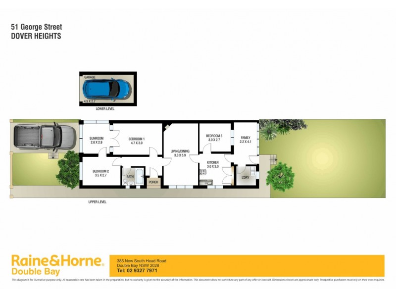 51 George Street, Dover Heights NSW 2030 Floorplan