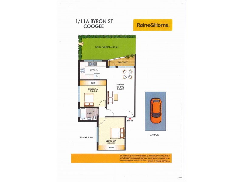 1/11a Byron Street, Coogee NSW 2034 Floorplan