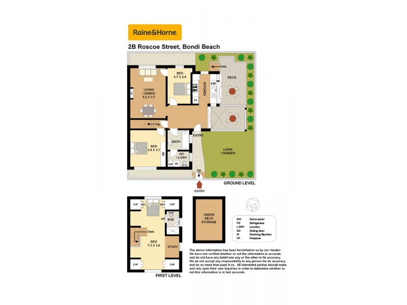 2B Roscoe Street, Bondi Beach NSW 2026 Floorplan
