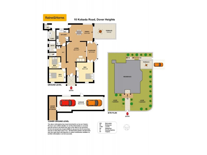 10 Kobada Road, Dover Heights NSW 2030 Floorplan