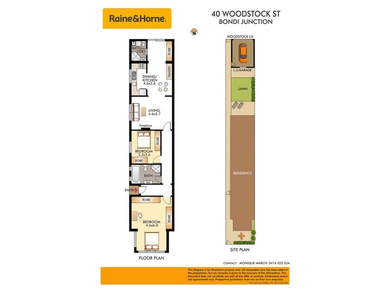 40 Woodstock Street, Bondi Junction NSW 2022 Floorplan