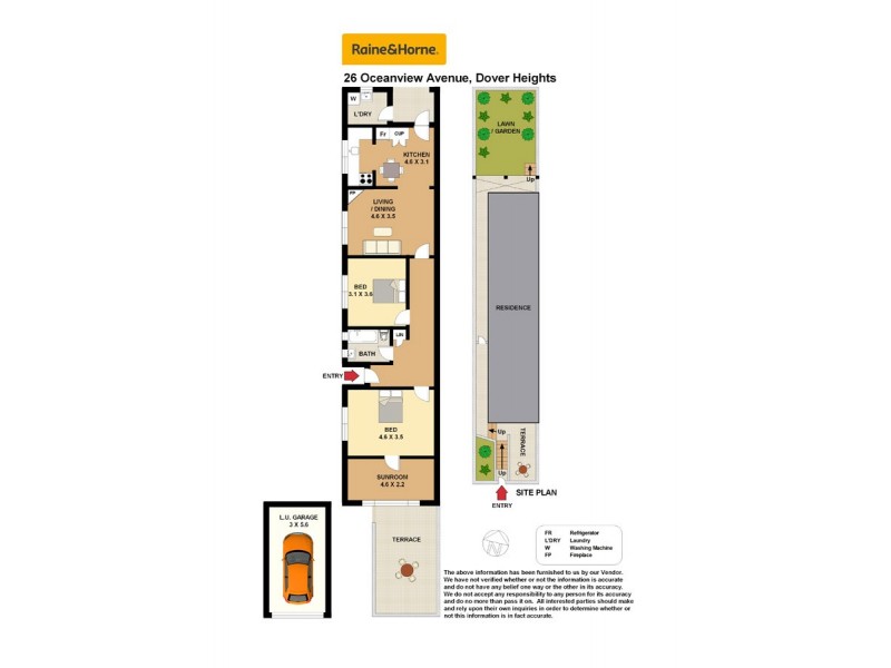 26 Oceanview Avenue, Vaucluse NSW 2030 Floorplan
