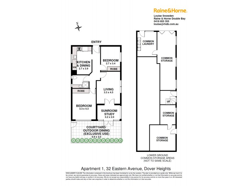 1/32 Eastern Avenue, Dover Heights NSW 2030 Floorplan