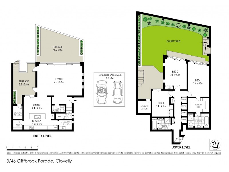 3/46 Cliffbrook Parade, Clovelly NSW 2031 Floorplan
