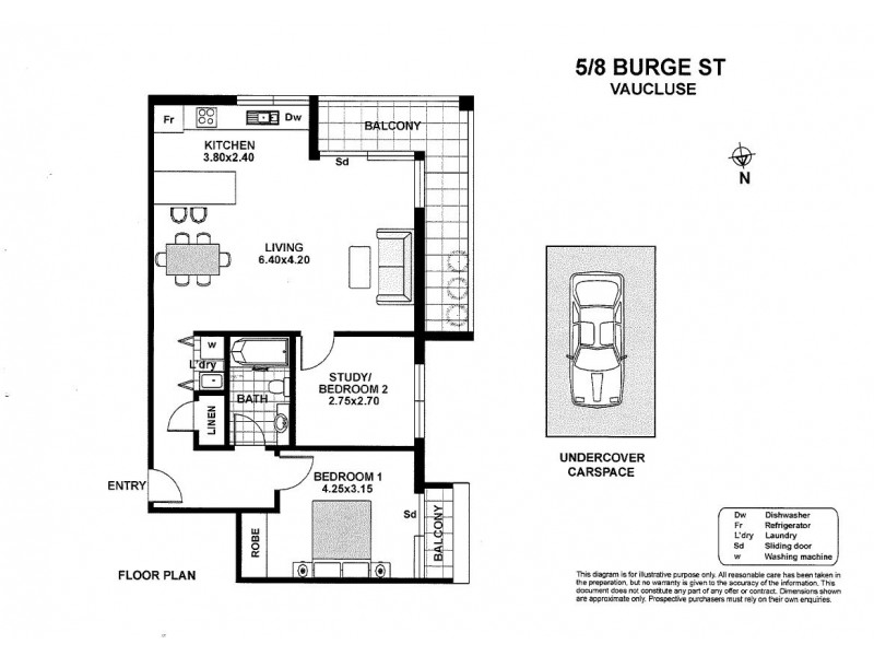 5/8-10 Burge Street, Vaucluse NSW 2030 Floorplan
