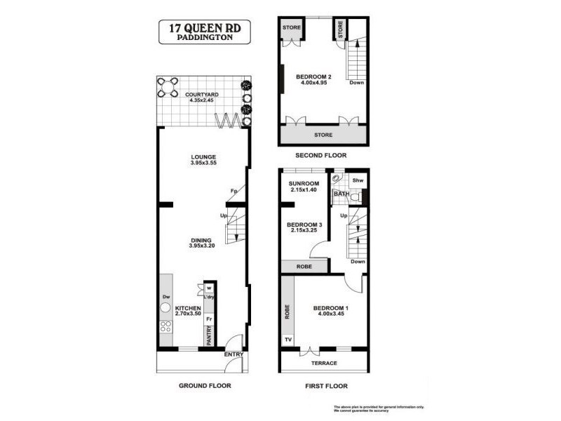 17 Queen Road, Paddington NSW 2021 Floorplan