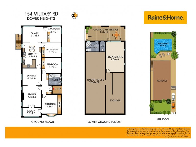 154 Military Road, Dover Heights NSW 2030 Floorplan