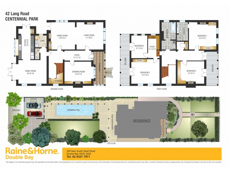 42 Lang Road, Centennial Park NSW 2021 Floorplan