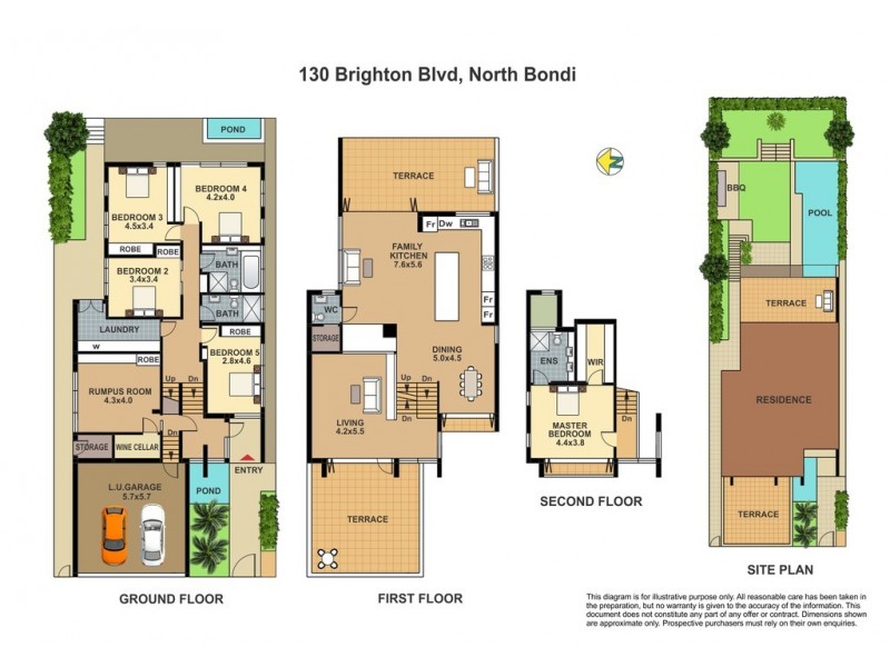 130 Brighton Boulevard, North Bondi NSW 2026 Floorplan