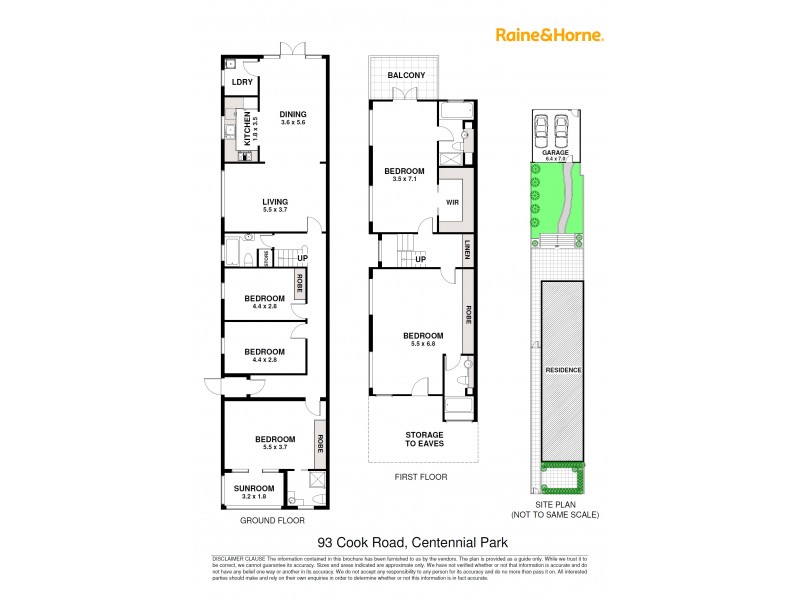 93 Cook Road, Centennial Park NSW 2021 Floorplan