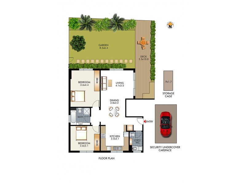 2/11-13 Penkivil Street, Bondi NSW 2026 Floorplan