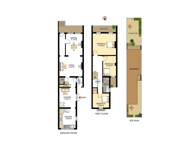 45 Underwood Street, Paddington NSW 2021 Floorplan