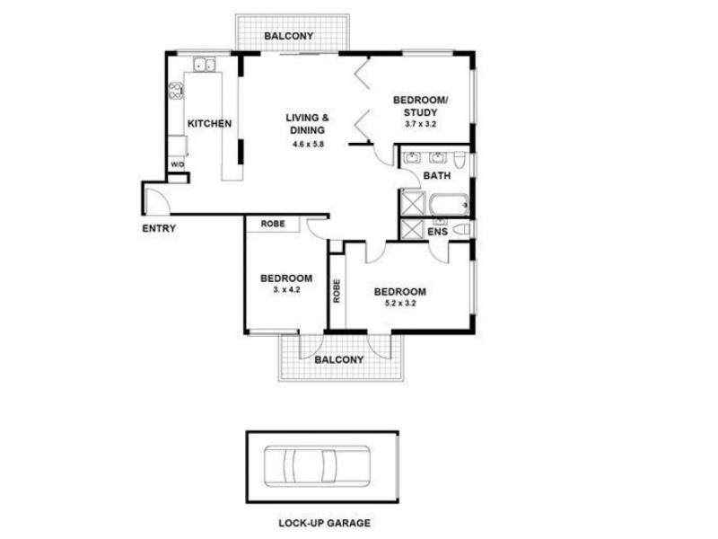 3/2-4 Peel Street, Dover Heights NSW 2030 Floorplan