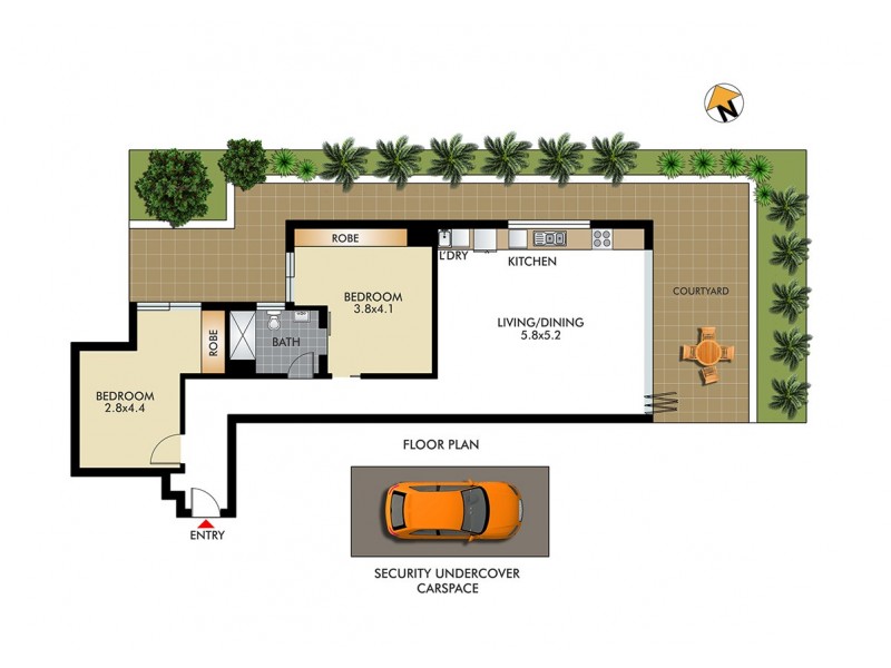 4/6-8 Jaques Avenue, Bondi Beach NSW 2026 Floorplan