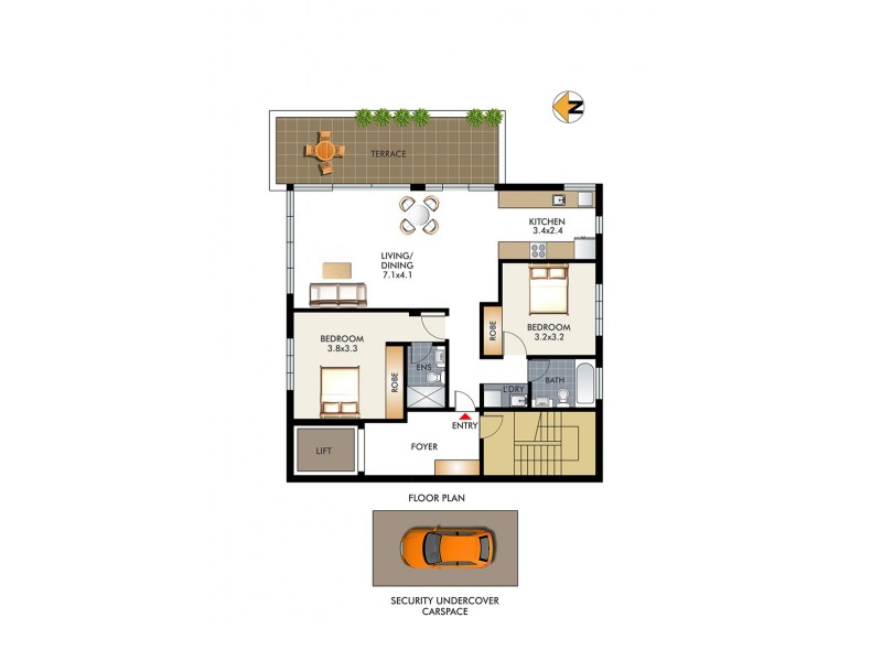 31/64 Penkivil Street, Bondi NSW 2026 Floorplan