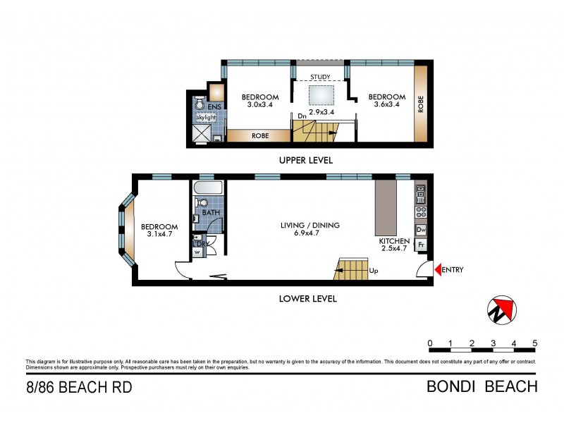 8/86 Beach Road, Bondi Beach NSW 2026 Floorplan