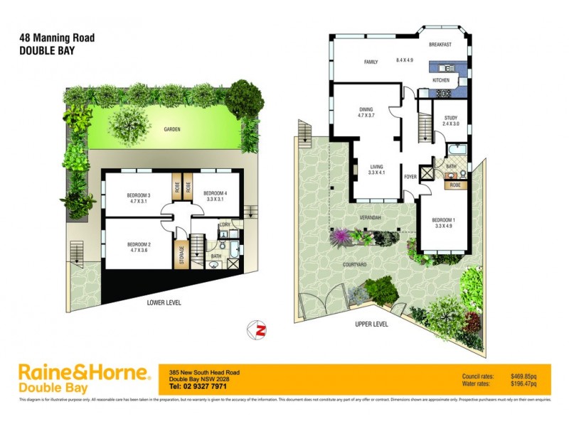 48 Manning Road, Double Bay NSW 2028 Floorplan