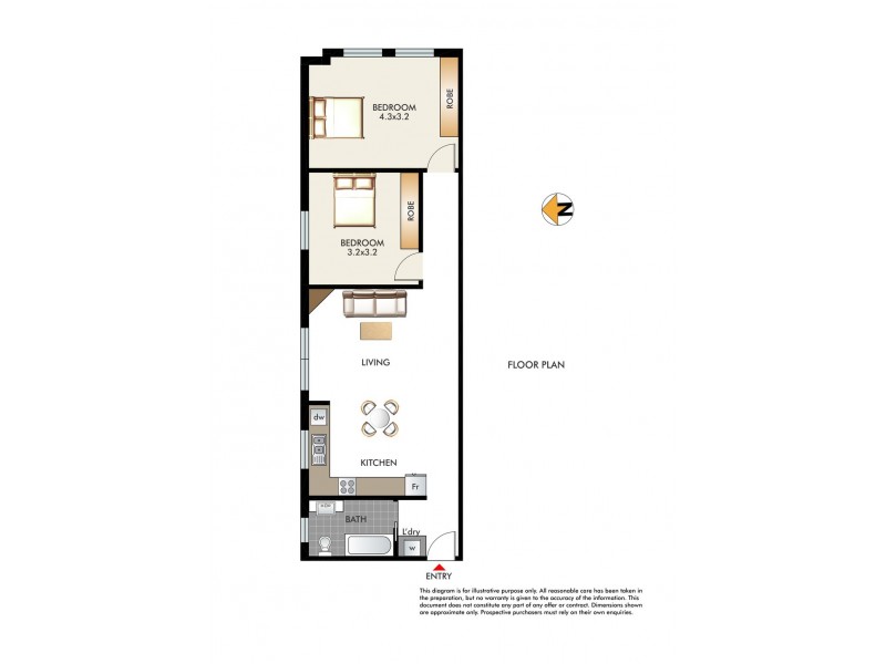 5/181 Hastings Parade, North Bondi NSW 2026 Floorplan