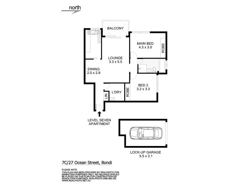 33/27-31 Ocean Street, Bondi NSW 2026 Floorplan