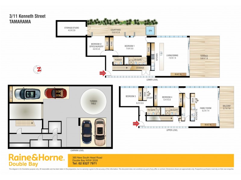 3/11 Kenneth Street, Tamarama NSW 2026 Floorplan